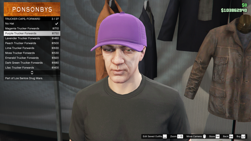 파일:LosSantosDrugWars-GTAOe-MaleHats-TruckerCaps29-PurpleTrucker.png