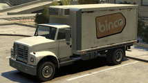 Grand Theft Auto IV의 빈코 양키 차량. (후면 쿼터 뷰)