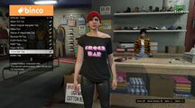 Grand Theft Auto Online에 등장하는 크록스 바 티셔츠.