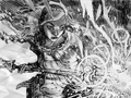 럭스 "마지막 빛" 일러스트 (Riot 아티스트 Eric Canete)