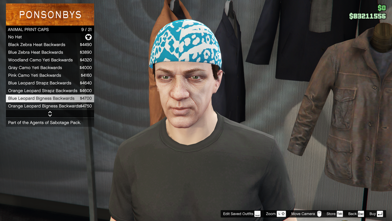 파일:AgentsofSabotage-GTAOe-MaleHats-AnimalPrintCaps8-BlueLeopardBignessBackwards.png