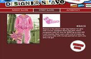 Grand Theft Auto IV의 Designer Slave 웹사이트(Street Slaves 섹션)에 올라온 가짜 Skeeza 광고.