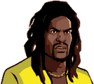 GTA Advance 메인 메뉴의 킹 코트니 아트워크.