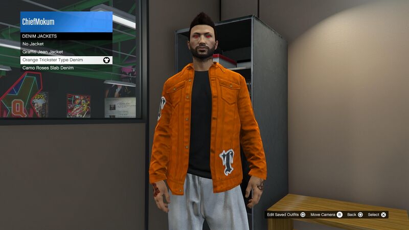 파일:SpecialClothing-GTAOee-CareerProgress-OrangeTricksterTypeDenin.jpg
