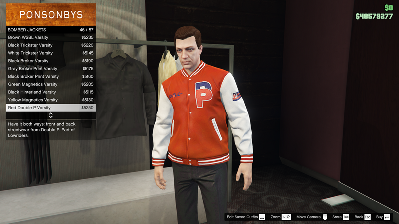 파일:Lowriders-GTAO-MaleTops-BomberJackets13-RedDoublePVarsity.png