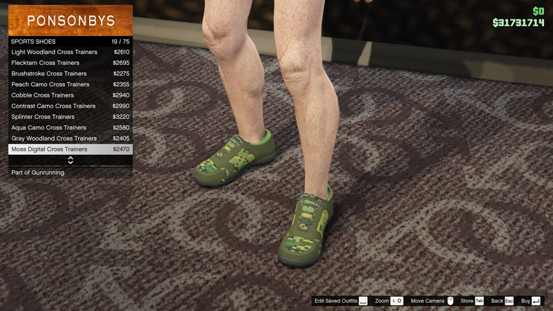 파일:Gunrunning-GTAO-MaleShoes-SportsShoes18-MossDigitalCrossTrainers.png
