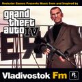 락스타 게임즈의 공식 Vladivostok FM 앨범 커버.