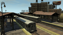 열차 진입.