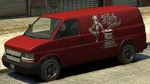 Grand Theft Auto IV에 등장하는 Hello Tailor 스피도. (후측면도)