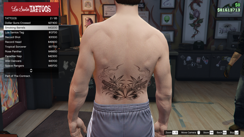 파일:TheContract-GTAOe-MaleTattoos-TorsoBack2-SmokingBarrels.png