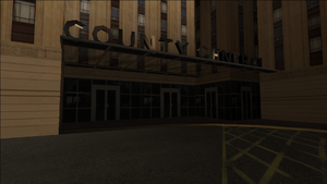 CountyGeneralHospital-GTASA-Main Entrance Sign.png