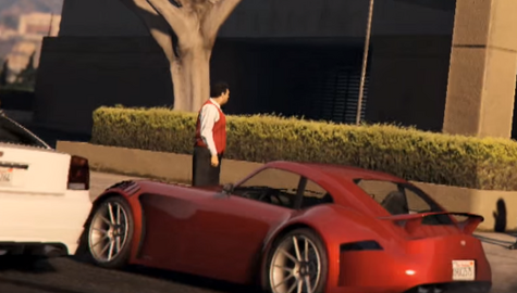 동일한 트레일러에 등장한 벌리어러의 후면 뷰.