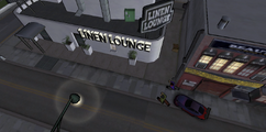 Grand Theft Auto: Chinatown Wars에서의 리넨 라운지.