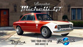 미첼리 GT의 럭키 휠 광고