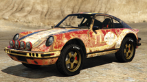 Pißwasser Rusty 도색이 된 코멧 사파리 (GTA O).