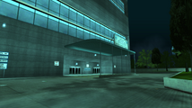 Grand Theft Auto: Liberty City Stories에서의 병원 입구.
