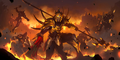자르반 4세 "레전드 오브 룬테라" 일러스트 2 (Riot 계약 아티스트 Sixmorevodka Studio)