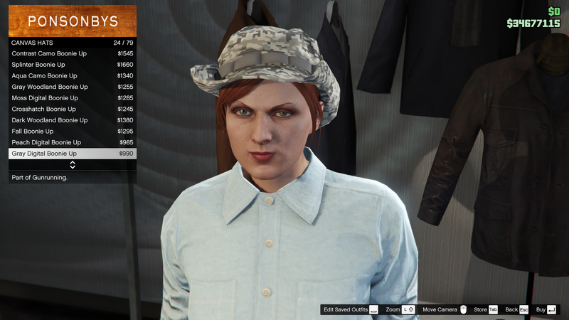 파일:Gunrunning-GTAO-FemaleHats-CanvasHats23-GrayDigitalBoonieUp.png