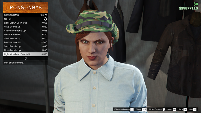 파일:Gunrunning-GTAO-FemaleHats-CanvasHats9-LightWoodlandBoonieUp.png