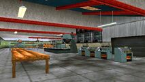 리버티 시티 제재소의 내부 (GTA LCS).