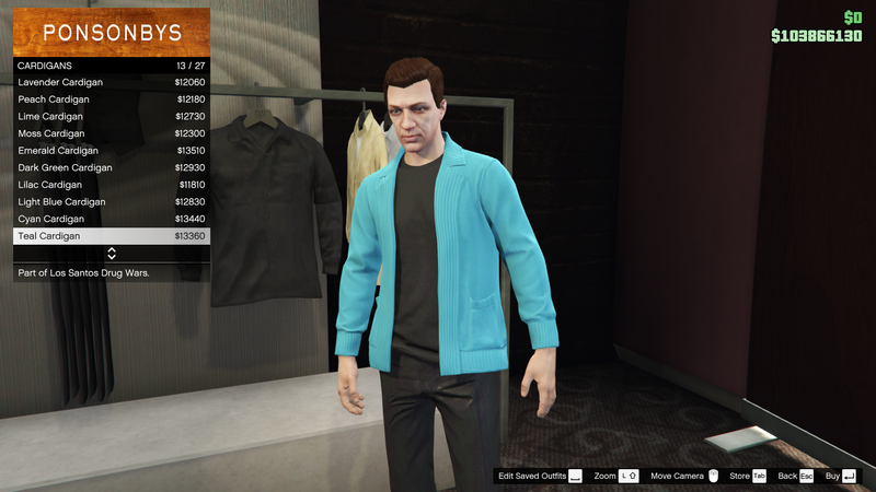 파일:LosSantosDrugWars-GTAOe-MaleTops-Cardigans37-TealCardigan.png