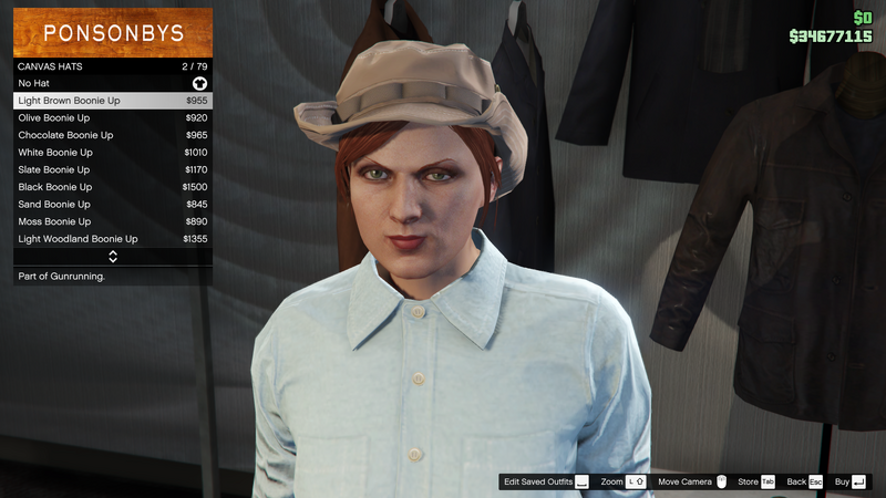 파일:Gunrunning-GTAO-FemaleHats-CanvasHats1-LightBrownBoonieUp.png