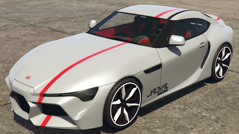 파일:JesterRRDriftTune-GTAOe-FrontQuarter-BlackJackalStripe.png