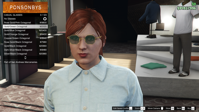 파일:SanAndreasMercenaries-GTAOe-FemaleGlasses-CasualGlasses2-GoldGreenOctagonal.png