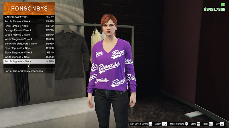 파일:SanAndreasMercenaries-GTAOe-FemaleTops-VNeckSweaters30-PurpleBignessVNeck.png