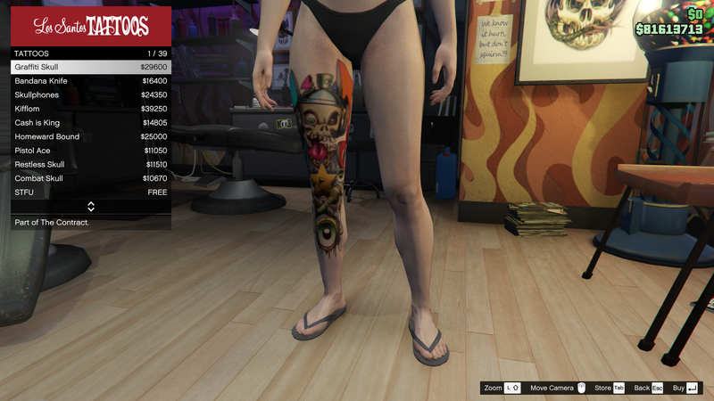 파일:TheContract-GTAOe-FemaleTattoos-RightLeg1-GraffitiSkull.png