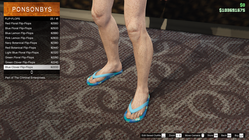 파일:TheCriminalEnterprises-GTAOe-MaleShoes-FlipFlops24-BlueCloverFlipFlops.png