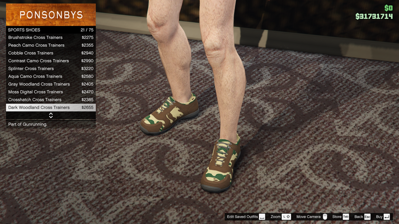 파일:Gunrunning-GTAO-MaleShoes-SportsShoes20-DarkWoodlandCrossTrainers.png