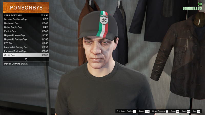 파일:CunningStunts-GTAO-MaleHats-Caps14-GrottiCap.png