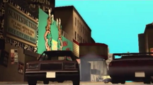 더 인트로덕션 (GTA 산 안드레아스) 당시 레드 라이트 디스트릭트에 있는 서니사이드 택시 광고.