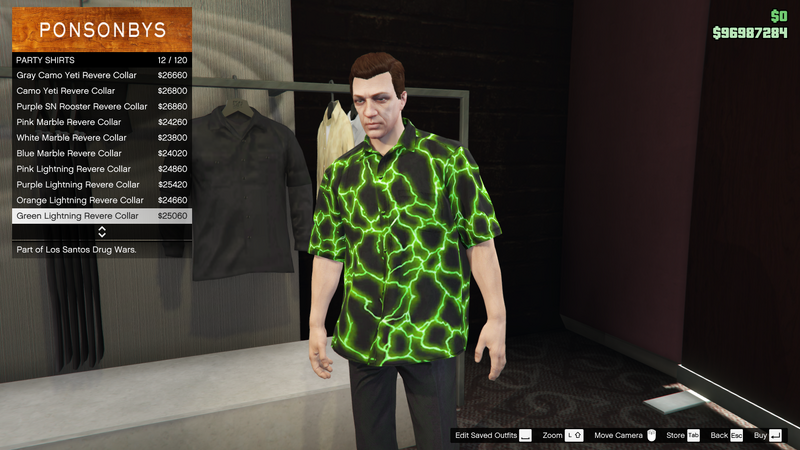 파일:LosSantosDrugWars-GTAOe-MaleTops-PartyShirts11-GreenLightningRevereCollar.png
