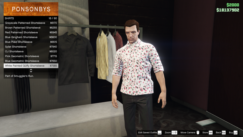 파일:Smuggler'sRun-GTAO-MaleTops-Shirts14-WhitePaintedGüffyShortsleeve.png