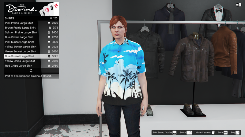 파일:CasinoStore-GTAOee-FemaleTops-Shirts8-BlueSunsetLargeShirt.png
