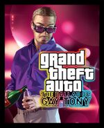 Grand Theft Auto: The Ballad of Gay Tony box art.
