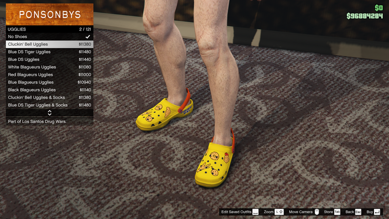 파일:LosSantosDrugWars-GTAOe-MaleShoes-Ugglies1-Cluckin'BellUgglies.png