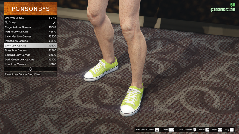 파일:LosSantosDrugWars-GTAOe-MaleShoes-CanvasShoes33-LimeLowCanvas.png