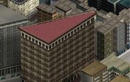 공식 GTA III 웹사이트에서 보이는 라이즈 FM 본부.