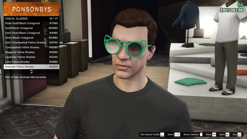 파일:SanAndreasMercenaries-GTAOe-MaleGlasses-CasualGlasses15-EmeraldFelineShades.png