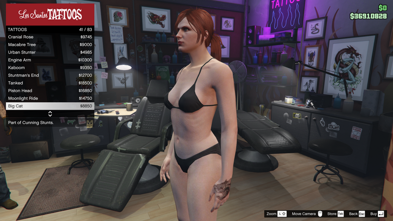 파일:CunningStunts-GTAO-FemaleTattoos-LeftArm7-BigCat.png