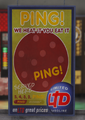 GTA V 내 LTD 편의점에 있는 Ping! 광고판.