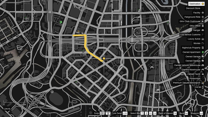 파일:NightclubManagement-GTAOe-DeliverVIP-DropoffLocation-CentralLSMedical-Map.png