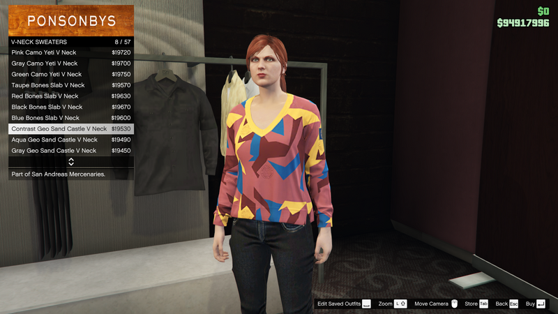 파일:SanAndreasMercenaries-GTAOe-FemaleTops-VNeckSweaters8-ContrastGeoSandCastleVNeck.png