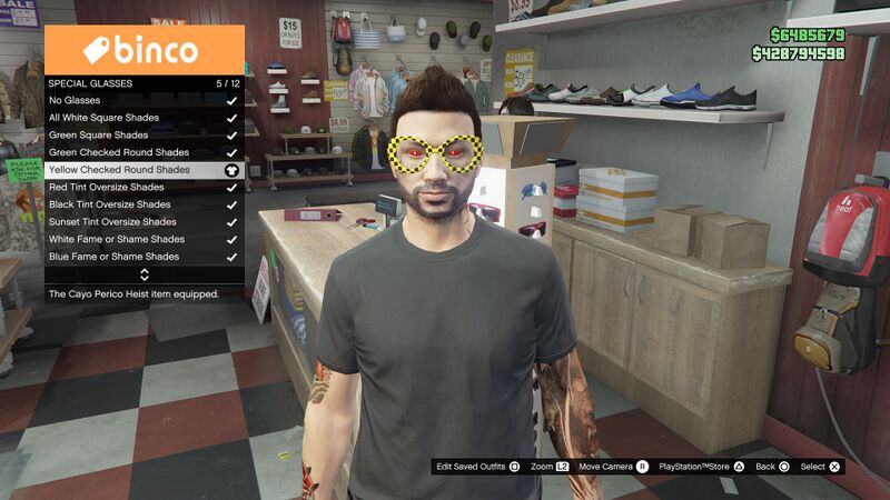 파일:SpecialClothing-GTAOee-YellowCheckedRoundShades.jpg