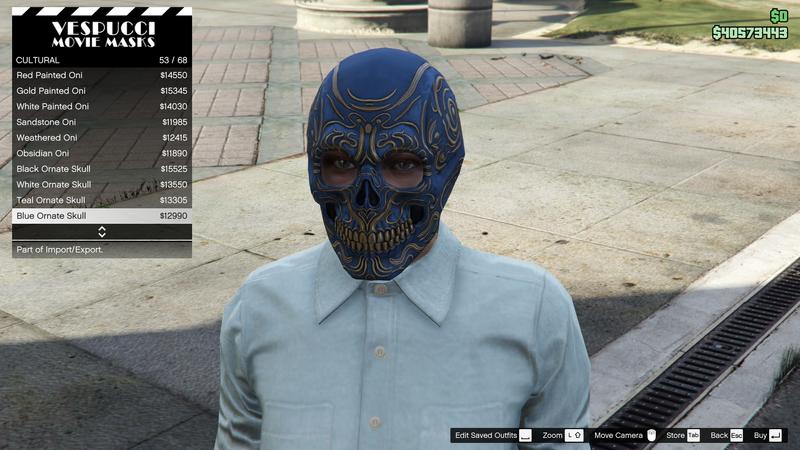 파일:ImportExport-GTAO-FemaleMasks-Cultural4-BlueOrnateSkull.png