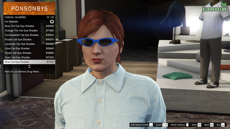 파일:LosSantosDrugWars-GTAOe-FemaleGlasses-CasualGlasses37-BlueCatEyeShades.png