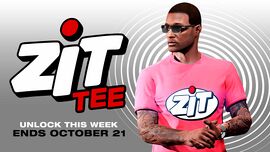 Grand Theft Auto Online의 ZiT 티셔츠 광고